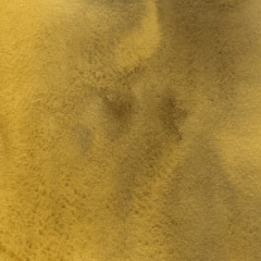 Gold luxury ink and watercolor textures on white paper background. Paint leaks and ombre effects. Hand painted vintage texture.
