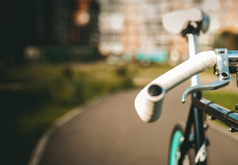 bike on road