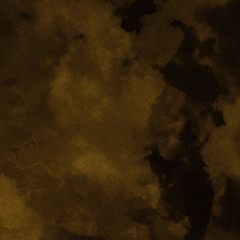 Gold luxury ink and watercolor textures on white paper background. Paint leaks and ombre effects. Hand painted vintage texture.