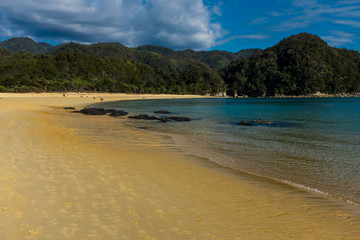 Beach in Able Tasman National Park New Zealand