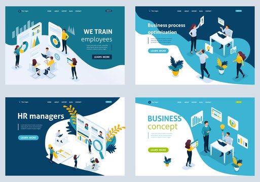 Set Landing Page for Business Solutions
