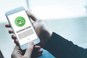 RESPONSIVE DESIGN CONCEPT ON SCREEN