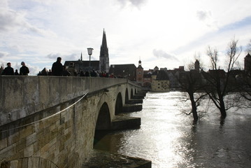 Hochwasser in Regensburg