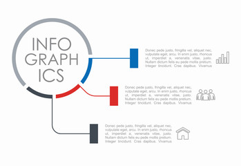 Infographic design template with place for your data. Vector illustration.