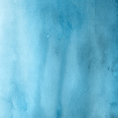 olorful winter blue ink and watercolor textures on white paper background. Paint leaks and ombre effects. Hand painted abstract image. Deep sea.