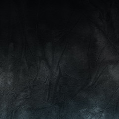 Colorful winter blue ink and watercolor textures on white paper background. Paint leaks and ombre effects. Hand painted abstract image. Deep sea.