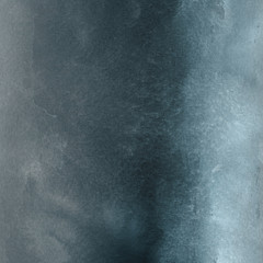 Fototapeta premium Colorful winter blue ink and watercolor textures on white paper background. Paint leaks and ombre effects. Hand painted abstract image. Deep sea.