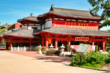  Temple 33 statues of Guanyin in Nanshan Park. Sanya, Hainan.