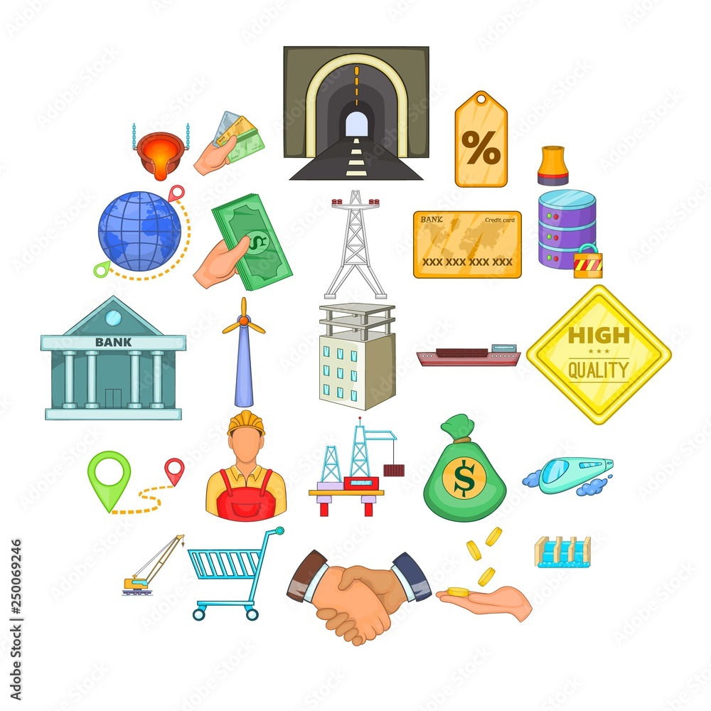Poster saving money icons set. cartoon set of 25 saving money vector icons for web isolated on white backgr