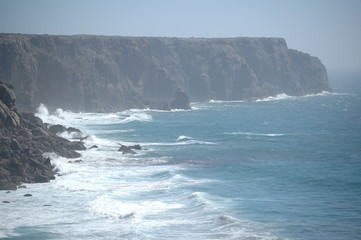 Atlantic ocean and rocks