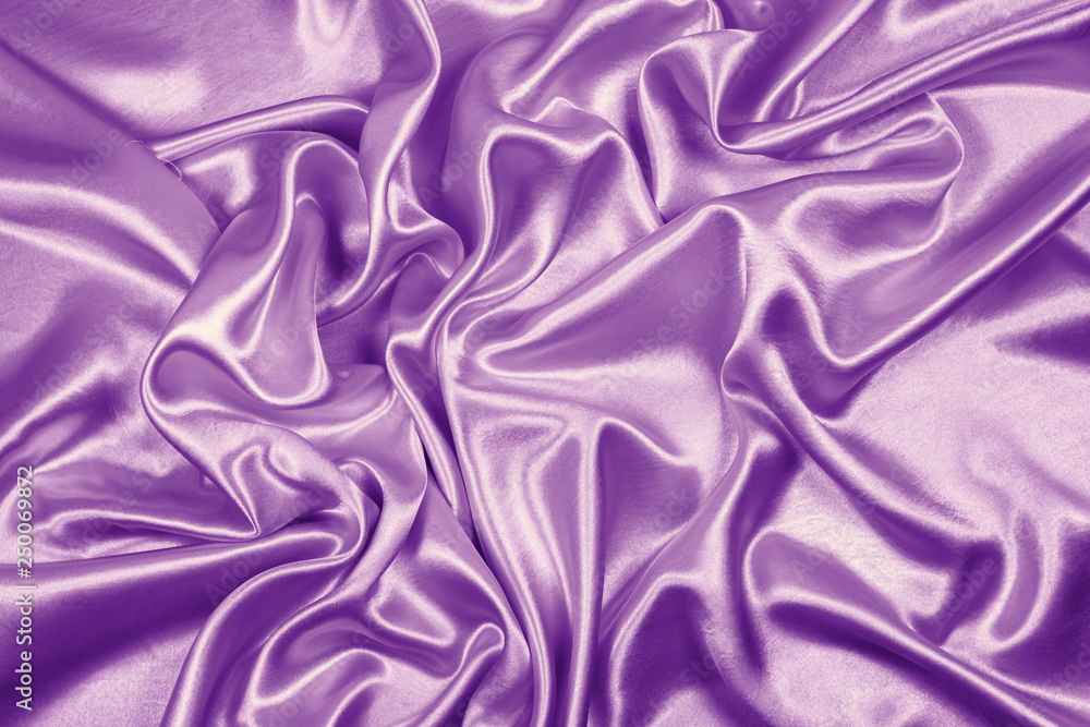 Wall mural purple luxury satin fabric texture for background