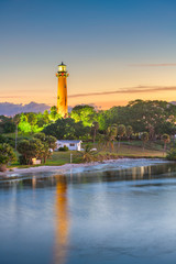 Jupiter, Florida, USA at Jupiter Inlet Light © SeanPavonePhoto