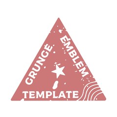 Grunge ink stamp tamplate. Vector illustration