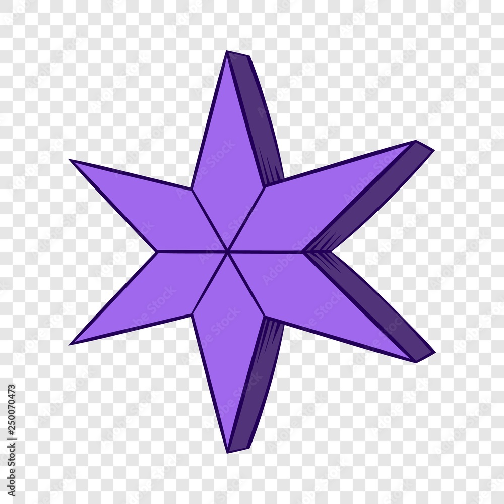 Poster star icon in hand drawn style isolated on background for any web design