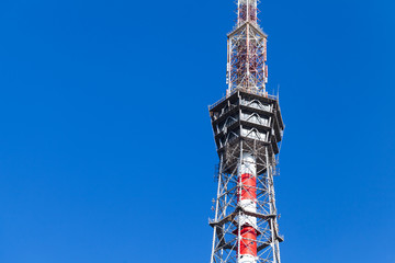 Obraz premium Fragment of television tower