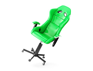 Gaming Chair Isolated. 3D rendering