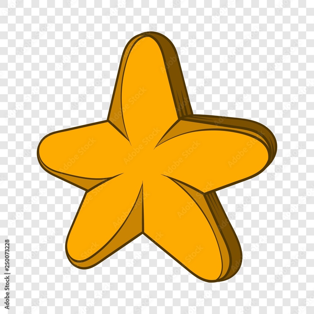 Poster star icon in hand drawn style isolated on background for any web design