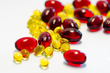 Supplement used in fitness and training. Pills, Amminoacids, Protein, Omega3 and Scoops