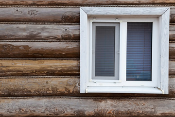 Fototapeta premium Oknov wooden house