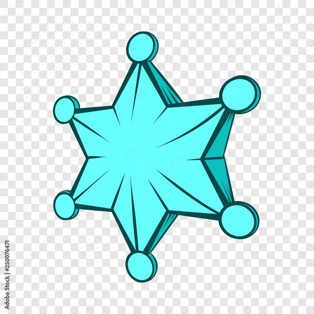 Poster star icon in hand drawn style isolated on background for any web design