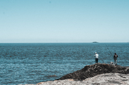 man on the beach