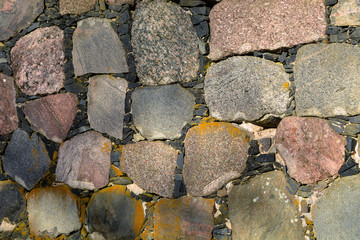 Old stone wall texture background.