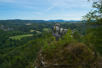Obraz premium Sächsische Schweiz Elbsandsteingebirge 