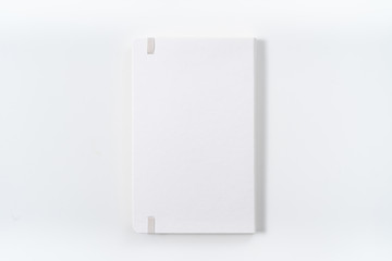 white notebook on white background with clipping path - Image