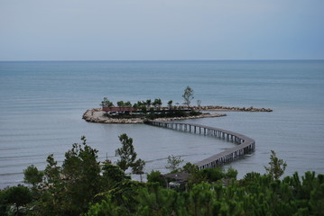 view of the bridge