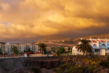 Tenerife  Cloudy Sunset