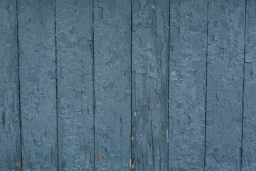 Fototapeta premium Painted dark blue old wooden vintage texture
