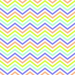 Colorful zigzag pattern seamless vector, bright colors