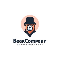 Bear Mafia Vector Template