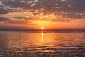 il piu bel tramonto sul mare di Sempre in mezzo all'oceano Atlantico