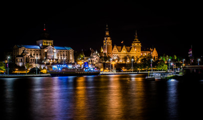 Obraz premium city light by night