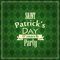 vector seamless green background for Saint Patrick's day - 250092405
