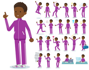 flat type school boy jersey black_emotion