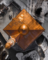 Aerial view of Minsk Mosque, Belarus