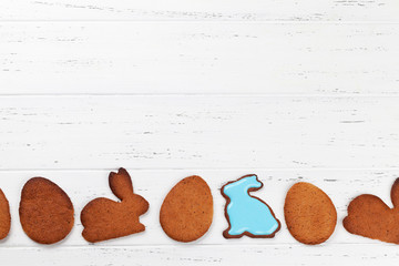 Easter gingerbread cookies