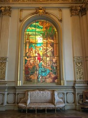 stained glass window