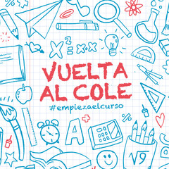 Back to school banner. 