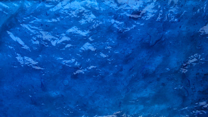 blue water background, imitation of the deep sea