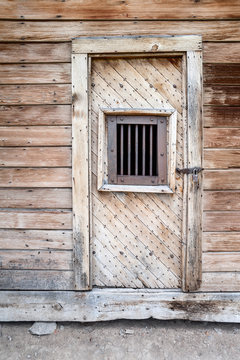 Abandoned Jailhouse Door