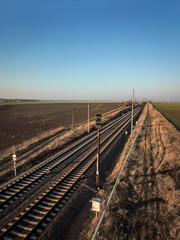 Weiche, Schienen und Infrastuktur