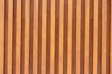 the texture of the wooden walls of perpendicular slats - obrazy, fototapety, plakaty