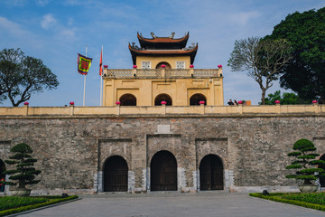 Obraz premium ベトナム・ハノイ・タンロン遺跡