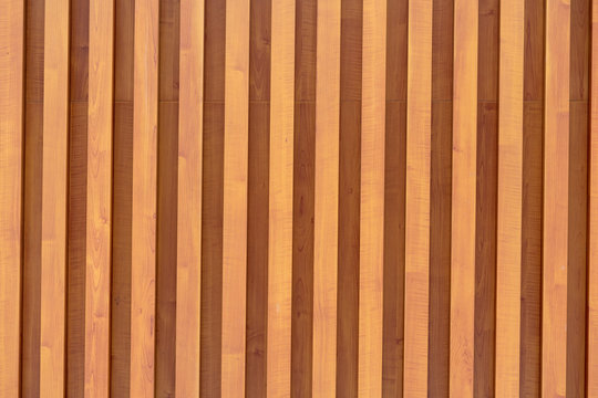 the texture of the wooden walls of perpendicular slats