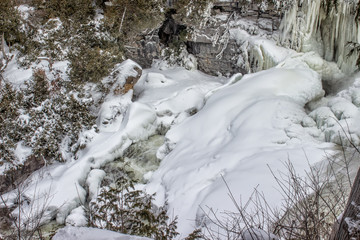 Waterfall in Winter