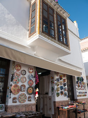 Pottery Shop In Mijas in the Mountains above the Costa del Sol in Spain