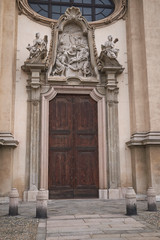 Obraz premium Milan, Italy - January 16, 2019 : Santa Maria della Passione church facade